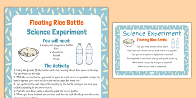 science behind the rice experiment