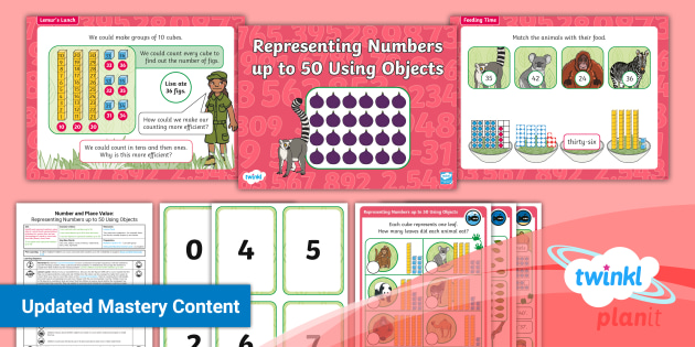 Year 1 Number Place Value Identify Represent Numbers 0-50