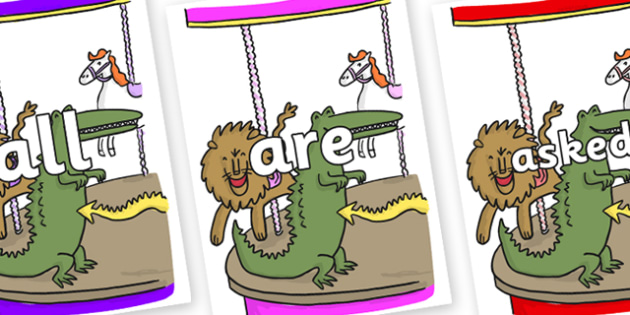 tricky words on trick 3 to support teaching on the enormous