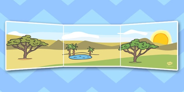 Savannah and Desert Small World Backgrounds (teacher made)