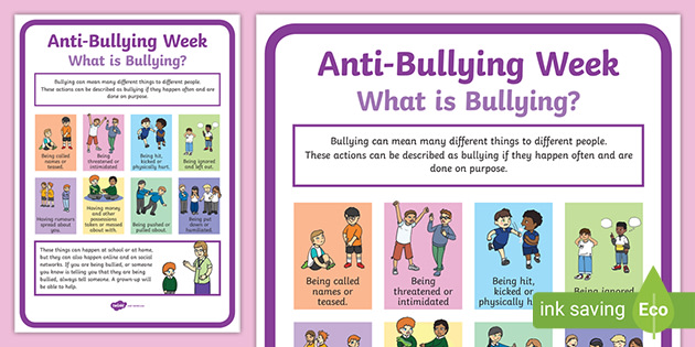 Featured image of post Cyber Bullying Poster Ideas This pack helps define the many different types of bullying as well as how to handle it in different situations