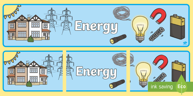 Free Energy Display Banner Teacher Made
