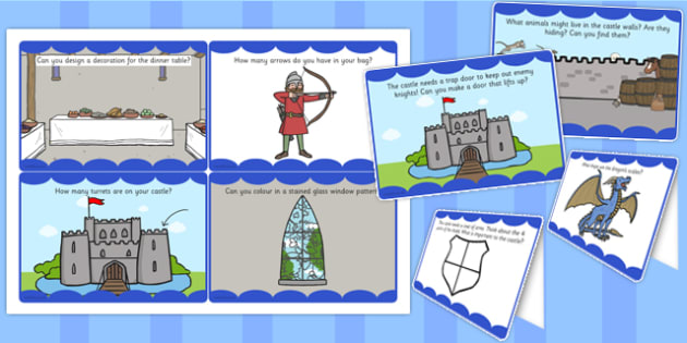 Medieval Challenge Cards | Medieval Role-Play for Kids