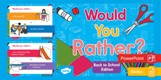 The Big End of Year Would You Rather? PowerPoint Game