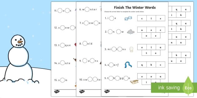 Spelling Worksheets for Beginners<br/>