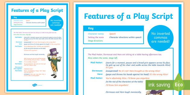 features-of-a-play-script-ks2-display-poster