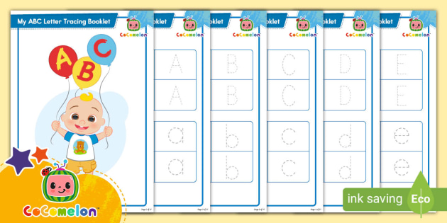 FREE CoComelon: ABC Letter Tracing Booklet (Teacher-Made)