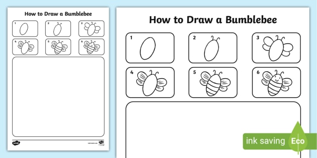 FREE! - How To Draw A Bumblebee (teacher Made)