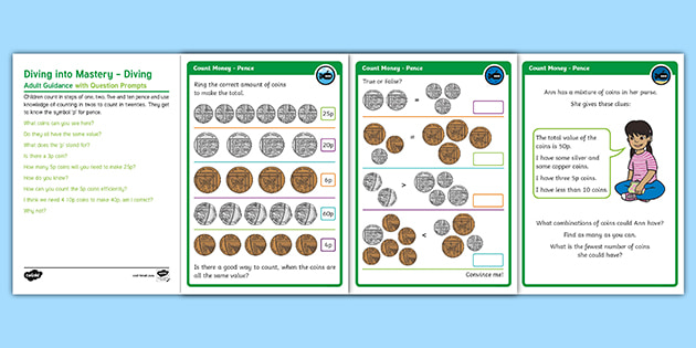 white rose maths compatible year 2 count money pence