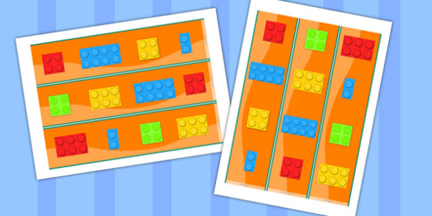 Building Brick Display Borders