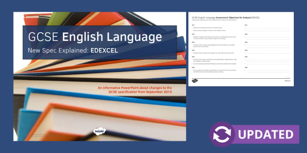 GCSE English Language New Spec Explained EDEXCEL - gcse, new spec, edexcel