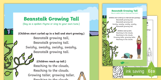 Beanstalk Growing Tall Song - Jack, Jack and the Beanstalk