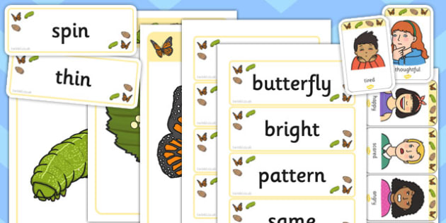 Butterfly Life Cycle Mind Map Starter Resource Pack Butterfly