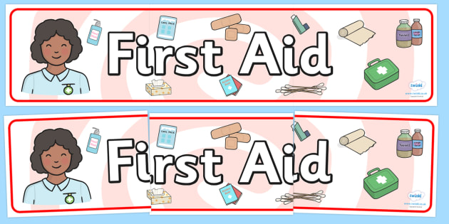 First Aid Display Banner - first aid, display banner, banner for