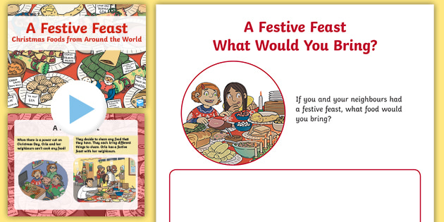 Christmas Food from Around the World Lesson Pack