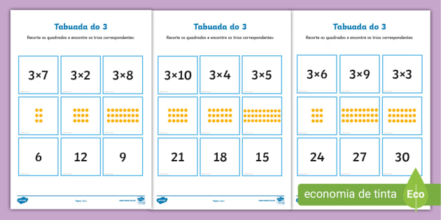 Tabuada Para Imprimir: Sem Resultados. Contas de Multiplicação do 1 ao 9.  Material Didatico Para Professores, Pais e Alunos.