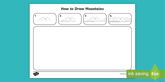 How to Draw Mountains