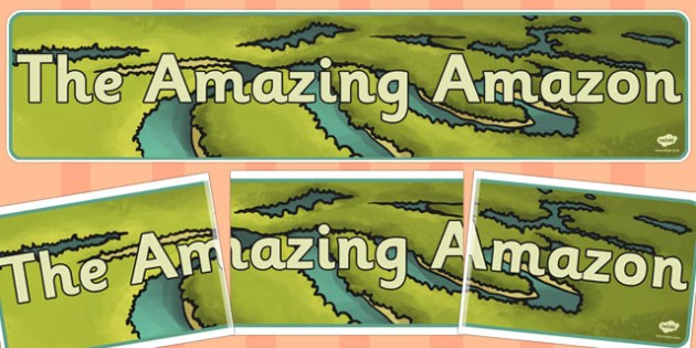 The Amazing Amazon Display Banner Teacher Made