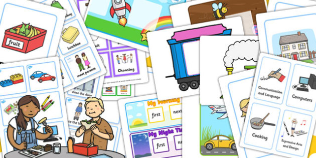 EYFS Visual Timetable Resource Pack teacher Made 