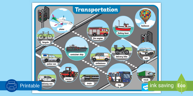 South African Transportation Poster (teacher made)