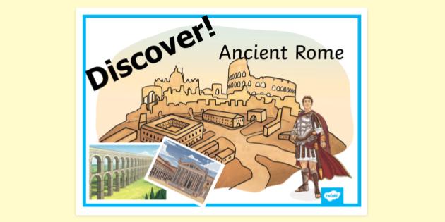 FREE! - Poster of the Ancient Rome - Primary Resources | Twinkl