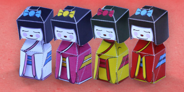 japanese paper doll