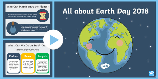 * NEW * EYFS All about Earth Day 2018 PowerPoint - 22nd April, environment