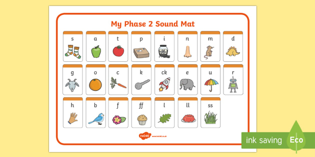 FREE! - Phase 2 Sound Mat (teacher made)