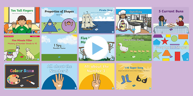 interactive mathematics powerpoints preschool  grade r pack 5