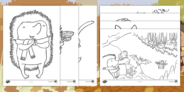 Don T Hog The Hedge Colouring Pages Teacher Made