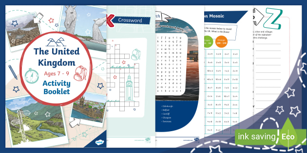 The United Kingdom Activity Booklet (7 to 9 years)
