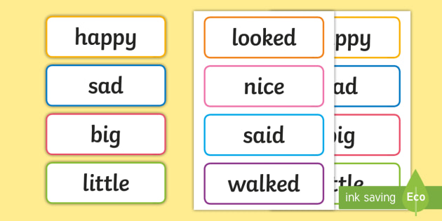 FREE! - Boring Word Labels (teacher made)