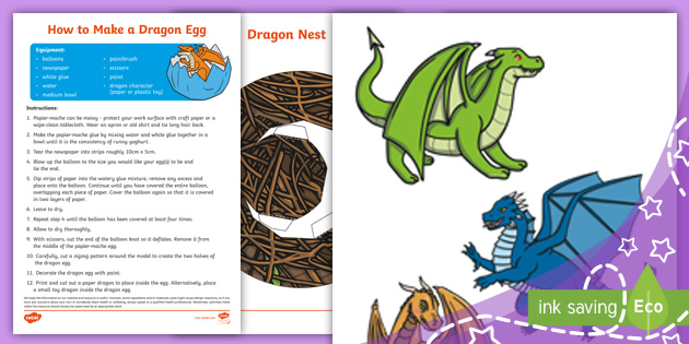 Fun Dragon Eggs Craft How To Make A Dragon Egg Out Of Paper