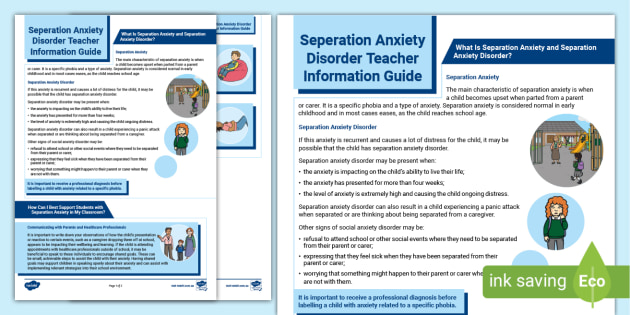 research paper about separation anxiety