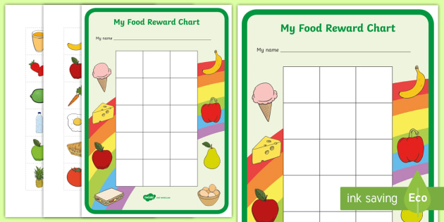 👉 My Food Reward Chart (Teacher-Made) - Twinkl
