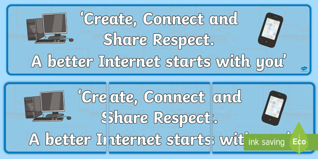 Ks1 Safer Internet Day Display Banner Teacher Made