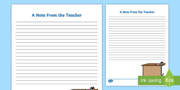 a-note-from-the-teacher-free-printable