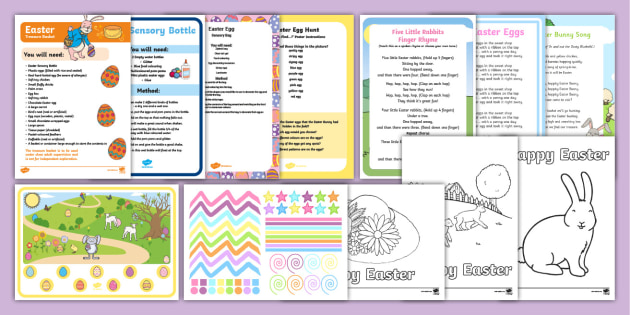 EYFS Easter Resource Pack (Ages 0-2) (teacher made)