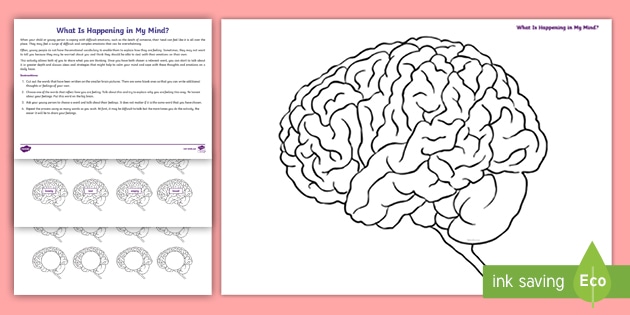 What Is Happening In My Mind? Worksheet (teacher made)