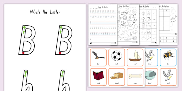 Letter B Worksheets