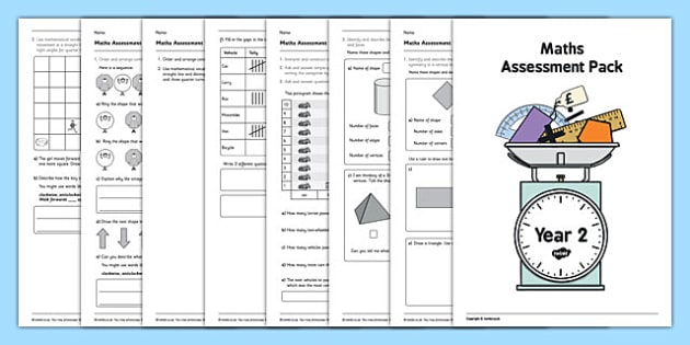 year 2 maths assessment pack term 3
