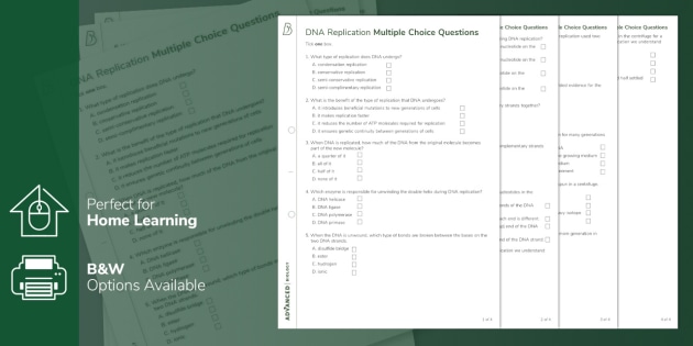 Dna Replication Multiple Choice Questions And Answers Pdf