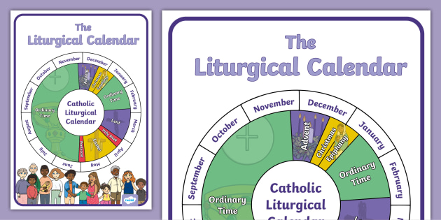 Liturgical Calendar Poster (teacher made) - Twinkl