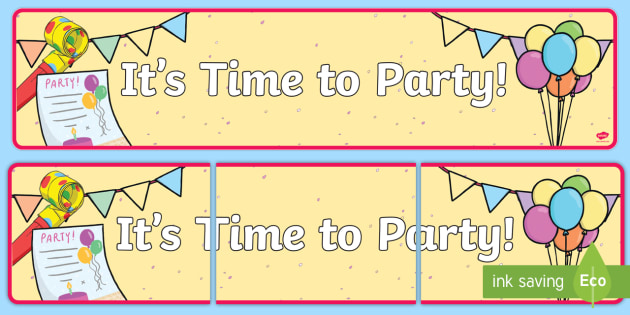 Birthday Party Invitation Cards (teacher made) - Twinkl