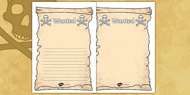 Wanted Poster Template Printable from images.twinkl.co.uk