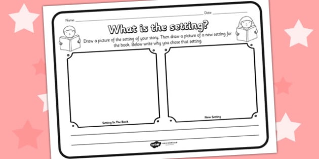 What Is The Setting Comprehension Worksheet (teacher made)