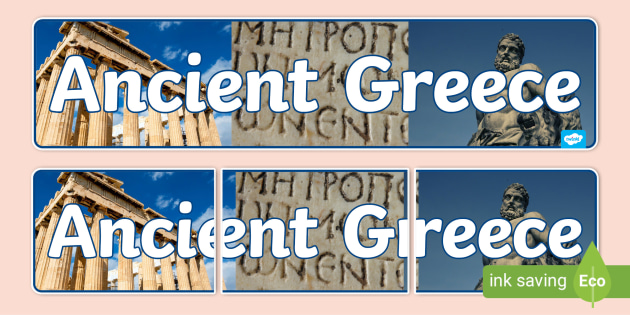 Ancient Greece Photo Display Banner