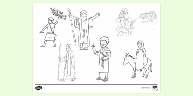 FREE! - Heroes of the Bible Colouring Page | Colouring Sheet