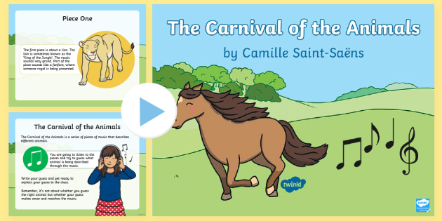 carnival of the animals fossils song