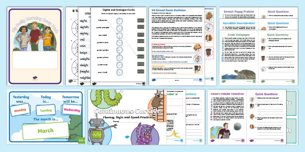 Home Educators Year 3 Daily Morning Busy Pack (teacher made)